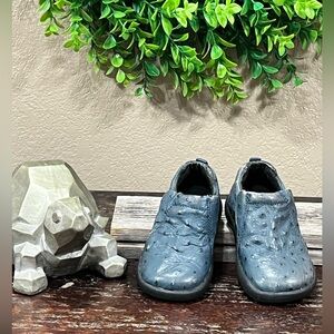 ROPER ALLIGATOR LEATHER SLIDE-ON TODDLER SHOES